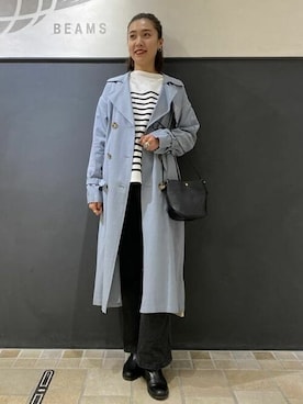 「orcival」｜「アイテム（トレンチコート）」を使った、Ray BEAMSさん（レディース・167cm）の春コーディネート