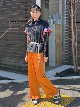 Ray BEAMSさん（レディース・160cm）の春コーディネート