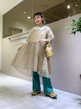 Ray BEAMSさん（レディース・153cm）の春コーディネート