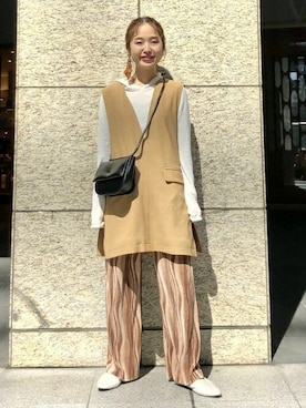 Ray BEAMSさん（レディース・156cm）の春コーディネート