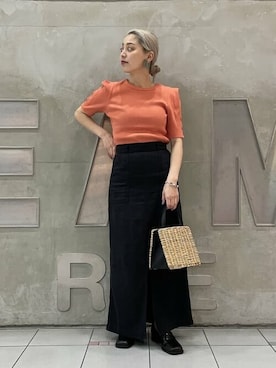 「Ray BEAMS（レイビームス）のアイテム（ローファー）」を使った、Ray BEAMSさん（レディース・155cm）の春コーディネート