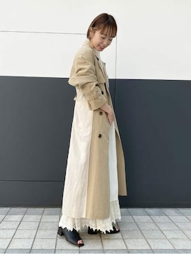 Ray BEAMSさん（レディース・155cm）の春コーディネート