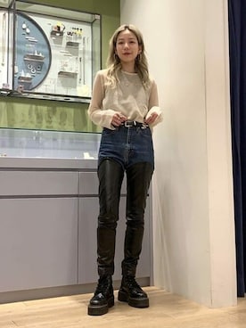 Ray BEAMSさん（レディース・156cm）の春コーディネート