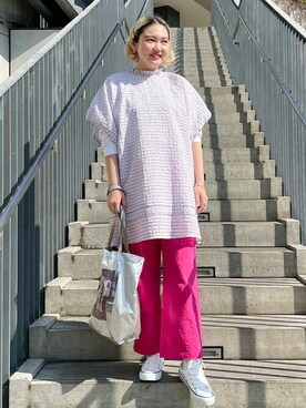 Ray BEAMSさん（レディース・160cm）の春コーディネート