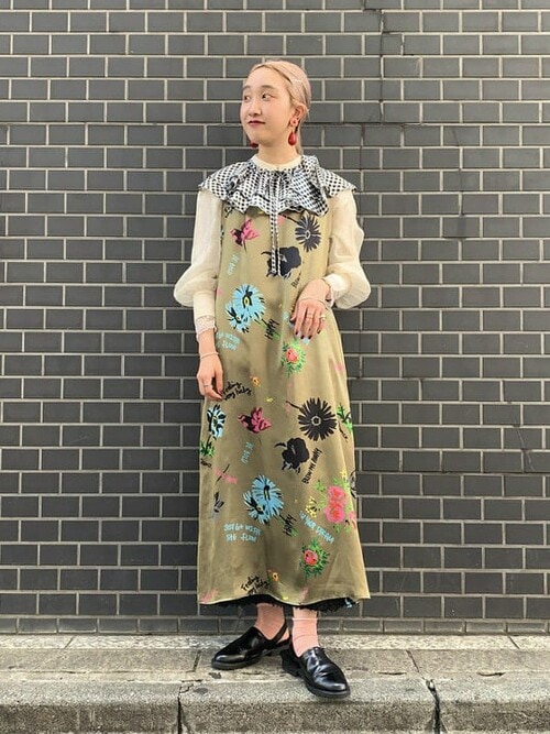 極美品⭐︎NOMA t.d.×Ray BEAMS 別注 ラッフルドレス ワンピース Ray BEAMS（レイビームス）の「NOMA t.d. × Ray BEAMS / 別注