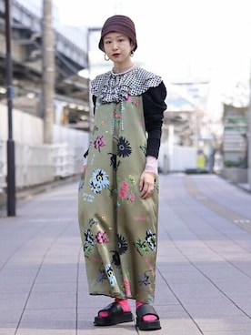 Ray BEAMSさん（レディース・152cm）の春コーディネート