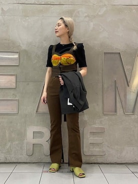 Ray BEAMSさん（レディース・155cm）の春コーディネート