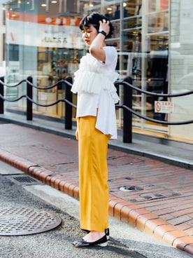 Ray BEAMSさん（レディース・167cm）の春コーディネート