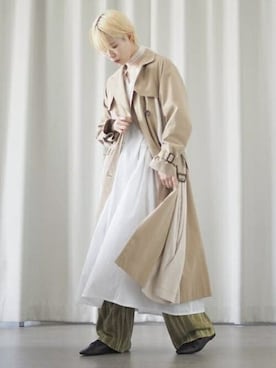 Ray BEAMSさん（レディース・161cm）の春コーディネート