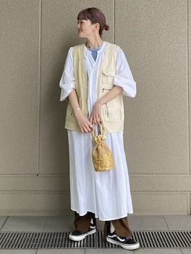 Ray BEAMSさん（レディース・160cm）の春コーディネート