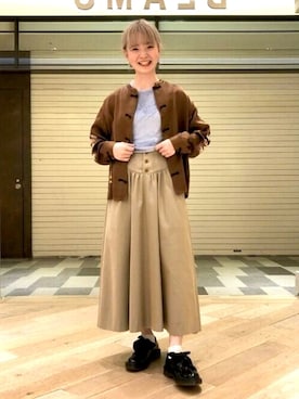 Ray BEAMSさん(レディース・158cm)の春コーディネート