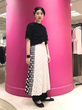 「RBS」｜「アイテム（アクセサリー）」を使った、Ray BEAMSさん（レディース・158cm）の春コーディネート