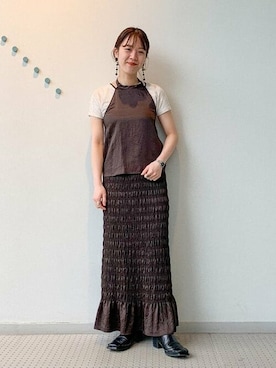 Ray BEAMSさん（レディース・160cm）の春コーディネート