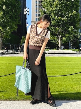 Ray BEAMSさん（レディース・154cm）の春コーディネート