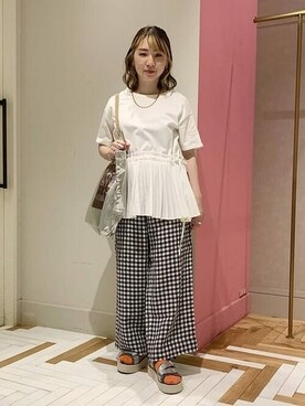 Ray BEAMSさん（レディース・148cm）の春コーディネート