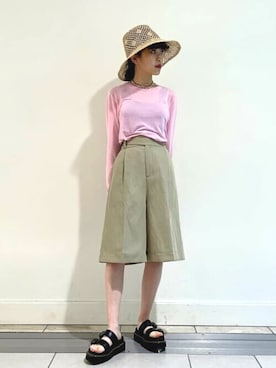 Ray BEAMSさん（レディース・152cm）の春コーディネート