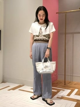 Ray BEAMSさん（レディース・160cm）の春コーディネート