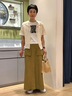 Ray BEAMSさん（レディース・158cm）の春コーディネート