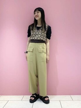 Ray BEAMSさん（レディース・163cm）の春コーディネート