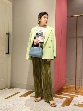 Ray BEAMSさん（レディース・158cm）の春コーディネート