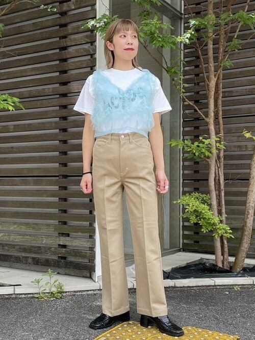 【chika kisada】beams別注　チュール　トップス Ray BEAMS（レイビームス）の「Chika Kisada × Ray BEAMS / 別注