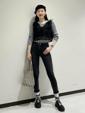 Ray BEAMSさん（レディース・170cm）の春コーディネート