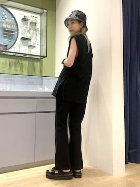 Ray BEAMSさん（レディース・159cm）の春コーディネート