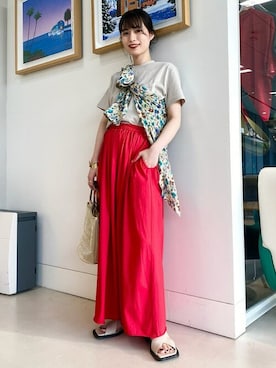 Ray BEAMSさん（レディース・163cm）の春コーディネート