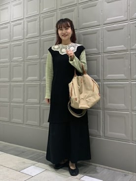 「RBS」｜「アイテム（ワンピース/ドレス）」を使った、Ray BEAMSさん（レディース・160cm）の春コーディネート