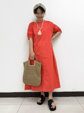 Ray BEAMSさん（レディース・159cm）の夏コーディネート