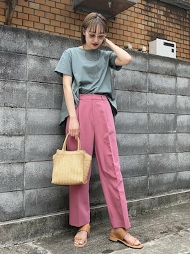 Ray BEAMSさん（レディース・168cm）の夏コーディネート