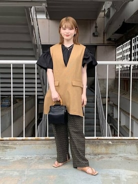 Ray BEAMSさん（レディース・158cm）の夏コーディネート