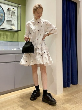 「ミニワンピ」｜Ray BEAMSさん（レディース・164cm）の夏コーディネート