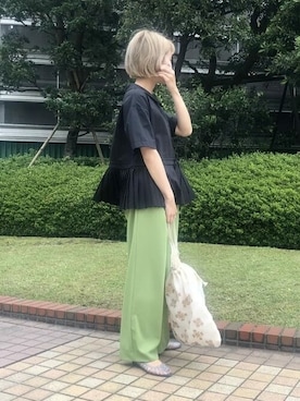 Ray BEAMSさん（レディース・153cm）の夏コーディネート