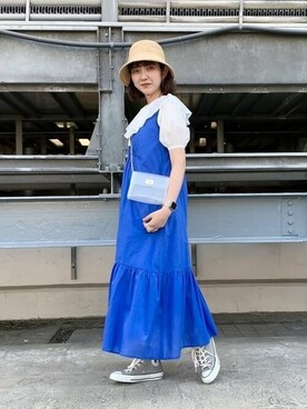 Ray BEAMSさん（レディース・160cm）の夏コーディネート