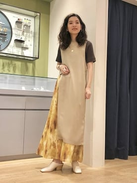 「RBS」｜「アイテム（ワンピース/ドレス）」を使った、Ray BEAMSさん（レディース・159cm）の夏コーディネート