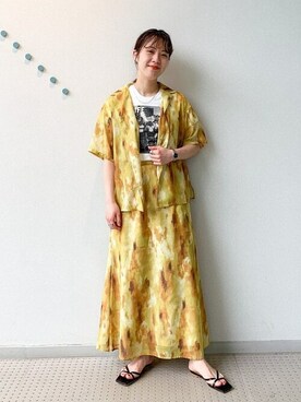 Ray BEAMSさん（レディース・160cm）の夏コーディネート