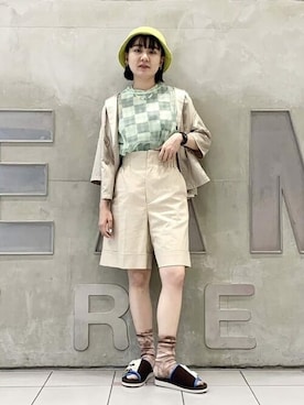 Ray BEAMSさん（レディース・160cm）の夏コーディネート