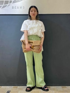 Ray BEAMSさん（レディース・158cm）の夏コーディネート