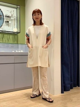 Ray BEAMSさん(レディース・157cm)の夏コーディネート