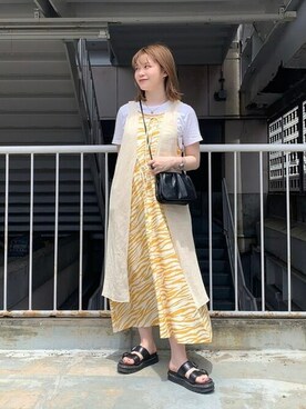 Ray BEAMSさん（レディース・158cm）の夏コーディネート