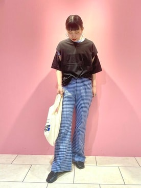 Ray BEAMSさん（レディース・161cm）の夏コーディネート