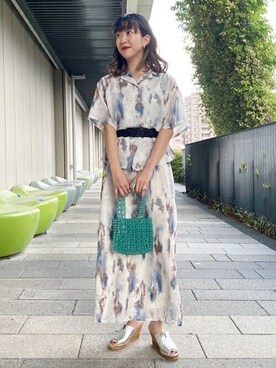 Ray BEAMSさん（レディース・160cm）の夏コーディネート