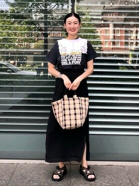 Ray BEAMSさん（レディース・168cm）の夏コーディネート