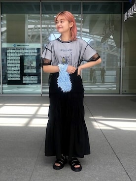 Ray BEAMSさん(レディース・159cm)の夏コーディネート