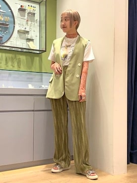 Ray BEAMSさん（レディース・160cm）の夏コーディネート