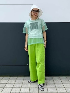 Ray BEAMSさん（レディース・149cm）の夏コーディネート