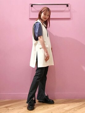 Ray BEAMSさん（レディース・157cm）の夏コーディネート