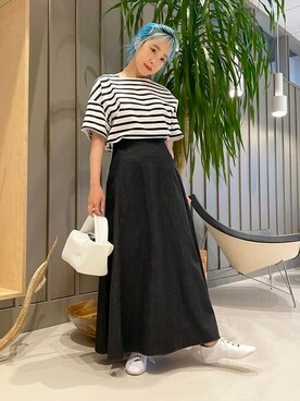 Ray BEAMSさん（レディース・158cm）の夏コーディネート