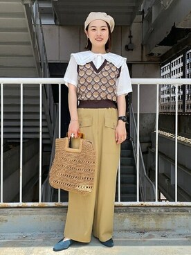 Ray BEAMSさん（レディース・155cm）の夏コーディネート